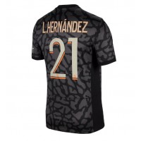 Pánský Fotbalový dres Paris Saint-Germain Lucas Hernandez #21 2023-24 Třetí Krátký Rukáv